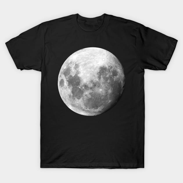 Full Moon La Luna Witchy Gothic Dark Art T-Shirt by LunaElizabeth